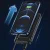 A smartphone is being charged by a power bank, with a graphic indicating charging speed. Náhled obrázku produktu