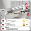 MOTIVENA Santiago Boxspringbett 180x200 Grün Samt (Kronos Produktbild-Vorschau 5