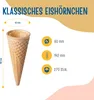 BAZKO klasické kornútiky na zmrzlinu | polosladké kornútiky Náhľad obrázku produktu 3