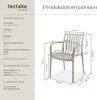 tectake® Gartenstühle Alcudia, wetterfest, stapelbar Produktbild-Vorschau 7