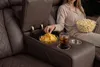riess-ambiente 2er Kinosessel HOLLYWOOD braun Kunstleder Produktbild-Vorschau 6