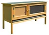 Hasenstall Kaninchenstall aus Holz mit aufklappbarem Dach, Produktbild-Vorschau 1