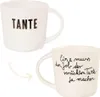 Tasse der Serie Tante aus Porzellan mit Herzboden zum Produktbild-Vorschau 1