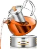 Deleca Glasteekanne 1,5 L mit Sieb & Warmhalter - Produktbild-Vorschau 1