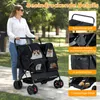 COSTWAY Hundewagen Doppel, Hundebuggy faltbar für 2 Produktbild-Vorschau 6