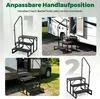 COSTWAY Stopień do przyczepy kempingowej do 300 kg, schody Podgląd zdjęcia produktu 4