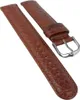 Uhrenarmband | Leder atmungsaktiv mit Büffelnarbung | braun Produktbild-Vorschau 1