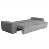 Cord Schlafsofa 3-Sitzer 265 x 105 cm Hellgrau mit Produktbild-Vorschau 9