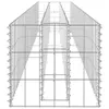 A wireframe rendering of a gabion planter. Náhľad obrázku produktu