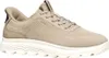 A side view of a single beige Geox sneaker against a white background. Podgląd zdjęcia produktu
