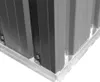 vidaXL Abri de jardin Gris Métal 257 x 205 x 178 cm Voir les images du produit 6
