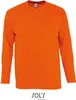 SOLs 11420 | Langarm Monarch Herren T-Shirt - Farbe: Orange Produktbild-Vorschau 1