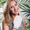 Rękawica jedwabna do peelingu ciała YEYE Ecru Podgląd zdjęcia produktu 3