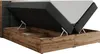 MKS MEBLE Boxspringbett 140x200 mit Bettkasten Eiche, Produktbild-Vorschau 5
