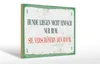 Holzschild Spruch 12x18 cm Hunde verschönern Raum Schild Produktbild-Vorschau 1