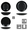 18pcs Set d'assiettes Panther noir 6 personnes Voir les images du produit 5
