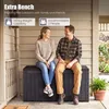 Coffre de jardin extérieur COSTWAY, 380 litres, avec Voir les images du produit 8