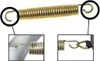 Confezione da 10 molle dorate per trampolino, 140 mm Anteprima dell’immagine prodotto 3