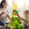 Filz Weihnachtsbaum Kinder,DIY Weihnachtsbaum Filz Kinder Produktbild-Vorschau 4
