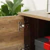 HOMCOM Meuble TV meuble télé bois banc TV pour téléviseur Voir les images du produit 9