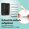 EASYmaxx Stoffschrank für Schuhe 60x30x90cm Produktbild-Vorschau 5