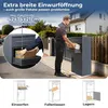 Theo&Cleo XXL Paketbriefkasten mit Paketfach Briefkasten Produktbild-Vorschau 4