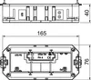 OBO UT3 45 3 Uniträger f.3 Modul45-Geräte 165x76x40 PA gsw Produktbild-Vorschau 3