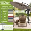 Parasol Tillvex Cappuccino Ø 300 cm Parasol suspendu Voir les images du produit 7