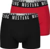 Mustang Herren Baumwoll Boxershorts 2er Pack - Bequeme Produktbild-Vorschau 1