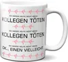 TassenKing Tasse fürs Büro Ich werde nicht meine Kollegen Produktbild-Vorschau 1