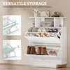 YITAHOME Schuhschrank 2 Klappen Schuhkipper Schuhregal Produktbild-Vorschau 4