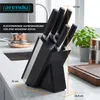 Bloc à couteaux Arendo avec couteaux, 5 pièces, bloc en Voir les images du produit 5