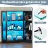 Rohová vitrína so sklenenými dverami, nastaviteľnými Náhľad obrázku produktu 7