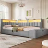 Merax Tagesbett 140x200 cm, Daybett Polsterbett mit Produktbild-Vorschau 3