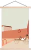 MuchoWow® Textilposter Frauen - Strandkorb - Pool - Sommer Produktbild-Vorschau 1