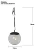 Zestaw 3 lamp ogrodowych Led solarnych GLOBE Podgląd zdjęcia produktu 19