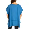 Karl Marc John Lockerer Poncho mit V-Ausschnitt-Quasten Produktbild-Vorschau 3