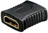 Goobay 60729 Adapter HDMI™, pozłacany, czarny - gniazdo Podgląd zdjęcia produktu 2