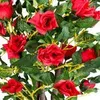 Rose Rose bush Rose bush Umělá rostlina s květy Red real Náhled obrázku produktu 4