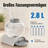 Haustier Trinkspender 2,8L automatisch Katzen & Hund Produktbild-Vorschau 5