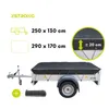 Telone di copertura per rimorchio 250 × 130 cm – Xstrong Anteprima dell’immagine prodotto 2