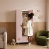 Kinderkleiderschrank 'Vaarentaa' mit Schublade 126 x 60 x Produktbild-Vorschau 4