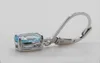 Blautopas Ohrhänger Silber 925 hellblaue Natur Edelsteine Produktbild-Vorschau 3