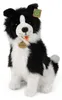 Peluche Border Collie 40 Cm Ecologico Anteprima dell’immagine prodotto 1