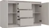 Cassettiera ampia con cassetti e ante ELBE - cashmere Anteprima dell’immagine prodotto 12