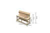 Matschküche AKUBI Sandy mit Zubehör 119,5x44x86 cm Produktbild-Vorschau 4