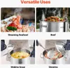 24QT Edelstahl-Suppentopf Koch-Küche-Saucen-Topf mit Deckel Produktbild-Vorschau 6