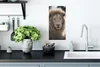 MuchoWow® Poster Löwe - Tier - Weiß 20x40 cm - Plakat - Produktbild-Vorschau 3