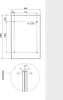 Glaszentrum Hagen 190x90 cm Glasvordach Klar V2A-LB Produktbild-Vorschau 8
