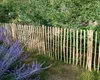 BOGATECO 3 x Haselnuss Staketenzaun Pfosten | Hšhe 120 cm | Produktbild-Vorschau 5